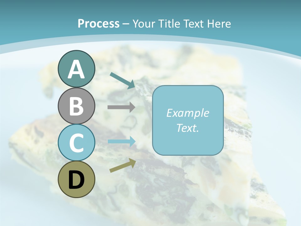 Healthy Plate Blue PowerPoint Template
