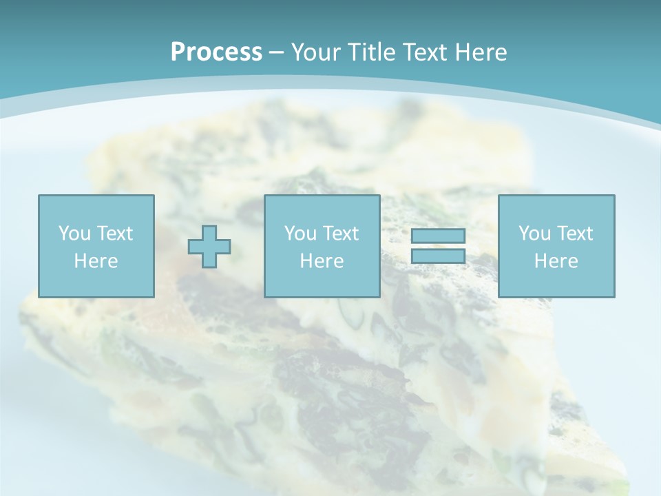 Healthy Plate Blue PowerPoint Template