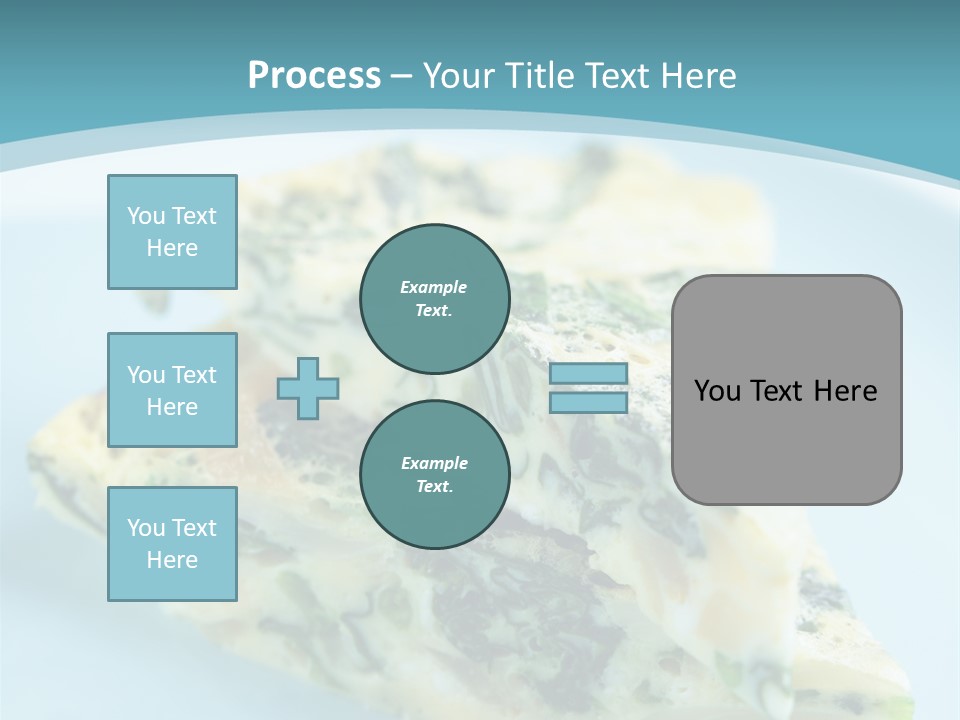 Healthy Plate Blue PowerPoint Template