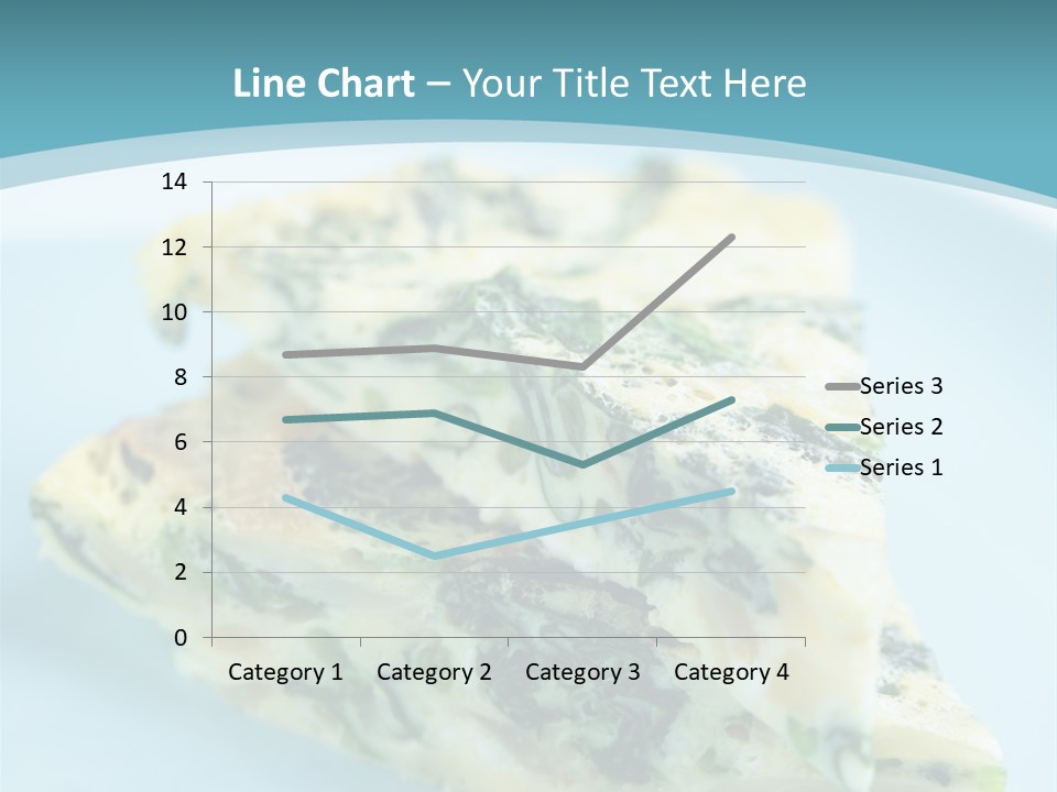Healthy Plate Blue PowerPoint Template