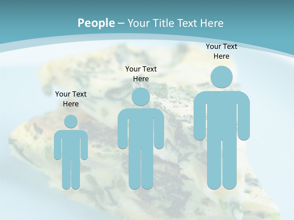 Healthy Plate Blue PowerPoint Template