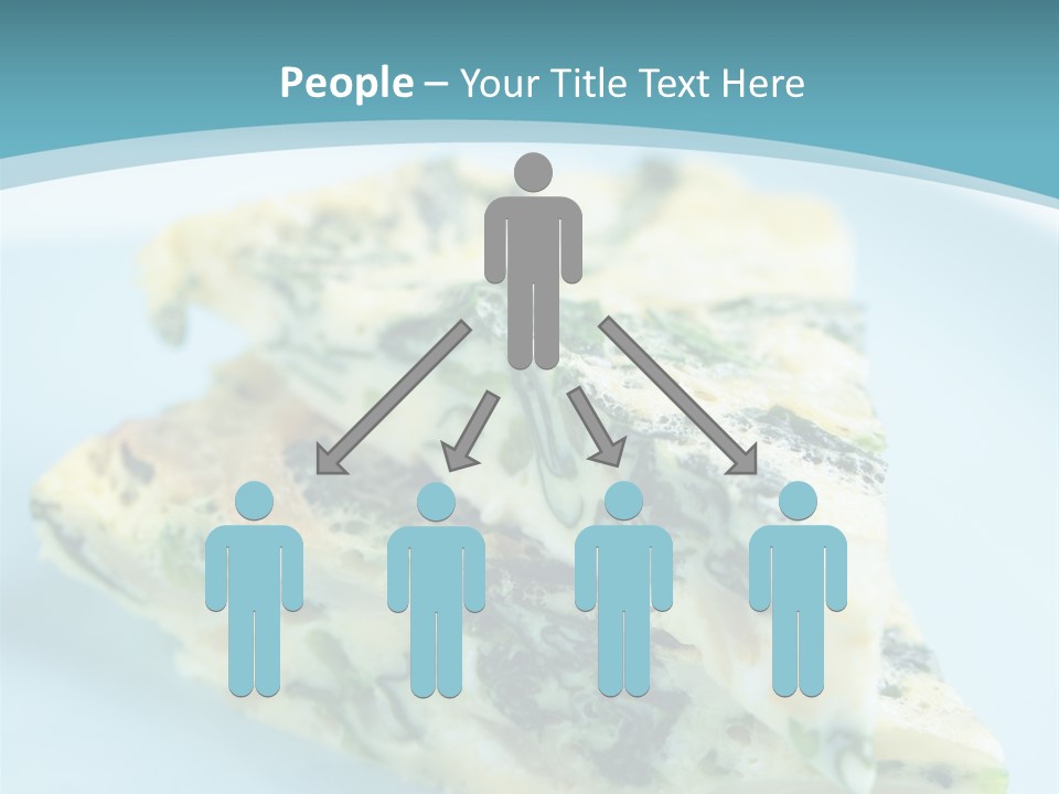 Healthy Plate Blue PowerPoint Template