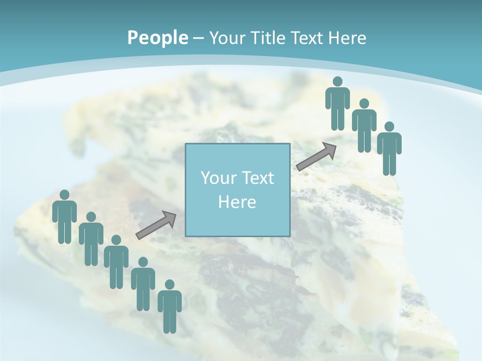 Healthy Plate Blue PowerPoint Template