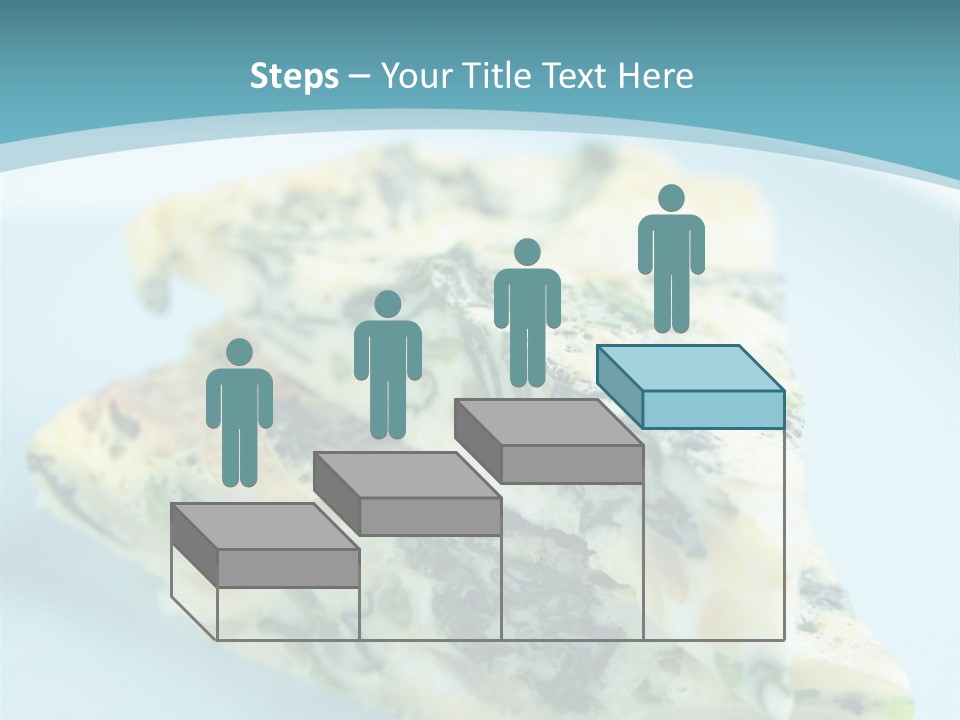 Healthy Plate Blue PowerPoint Template