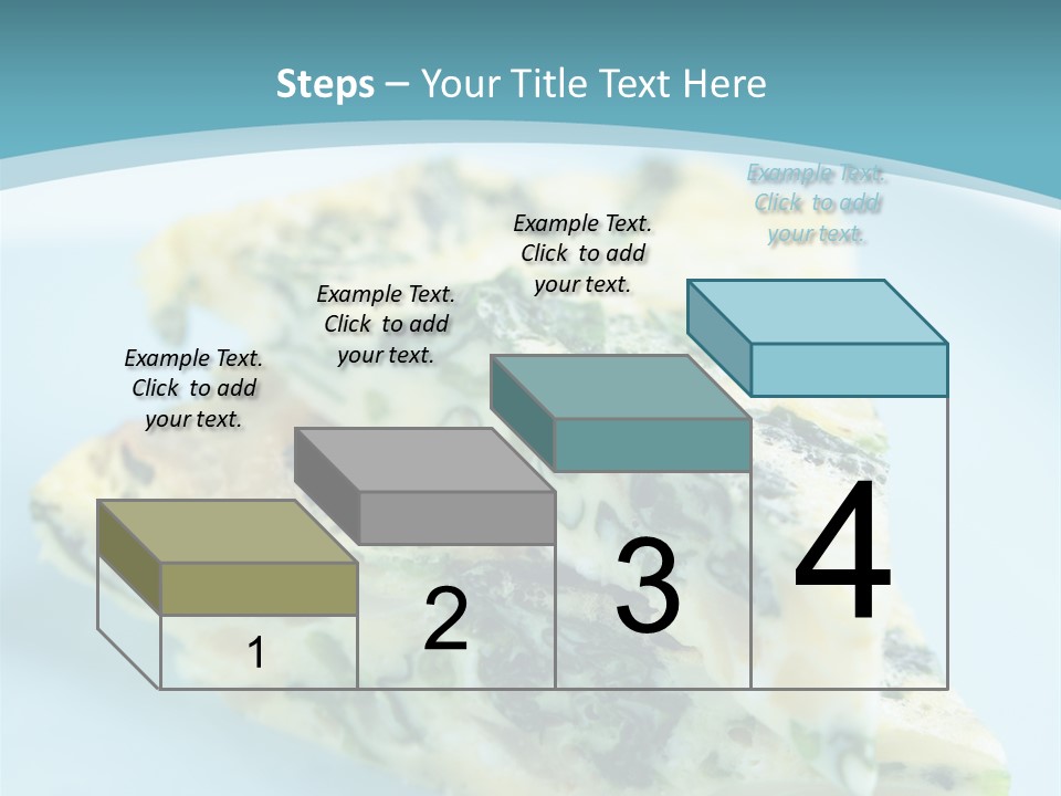 Healthy Plate Blue PowerPoint Template