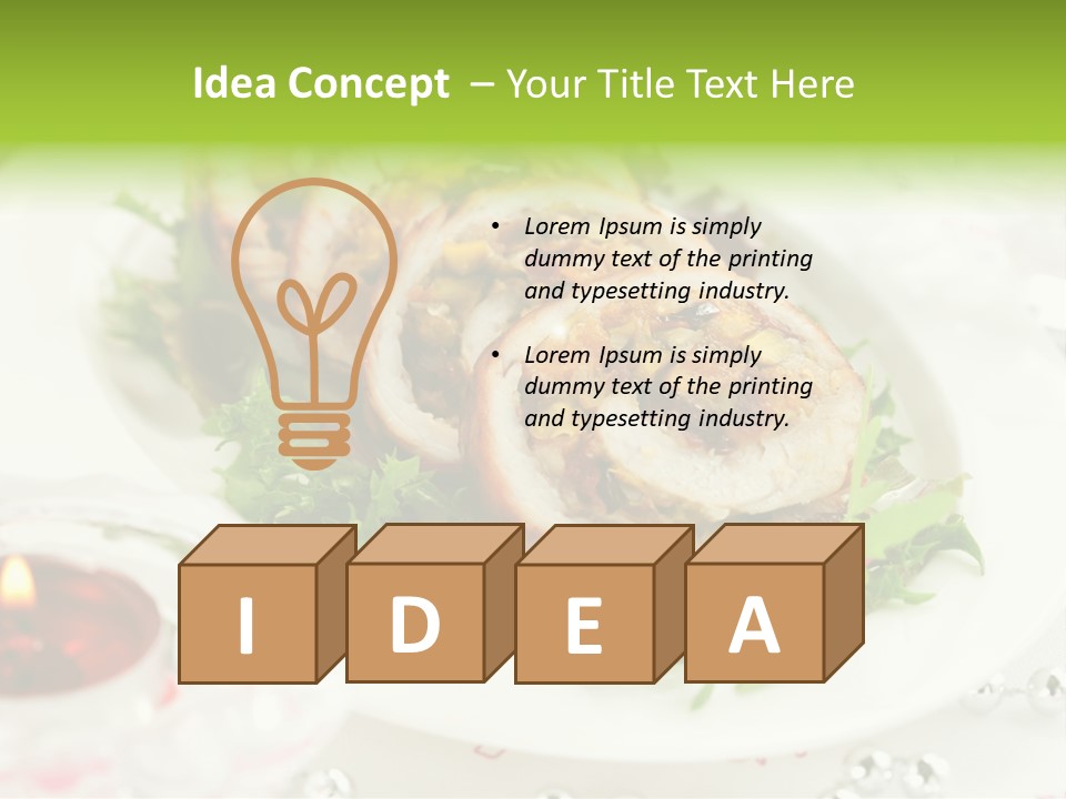 Dish Delicious Bread PowerPoint Template