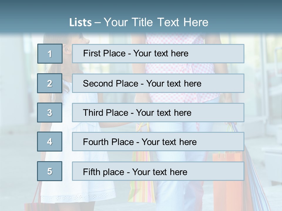Buyer Sale Shopping PowerPoint Template