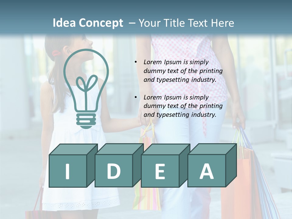 Buyer Sale Shopping PowerPoint Template