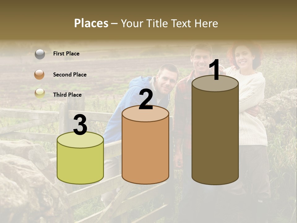 Happy Healthy Stroll PowerPoint Template