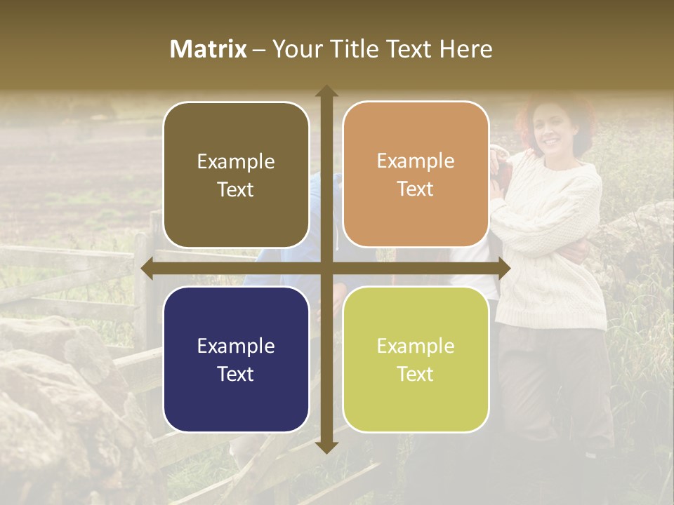 Happy Healthy Stroll PowerPoint Template