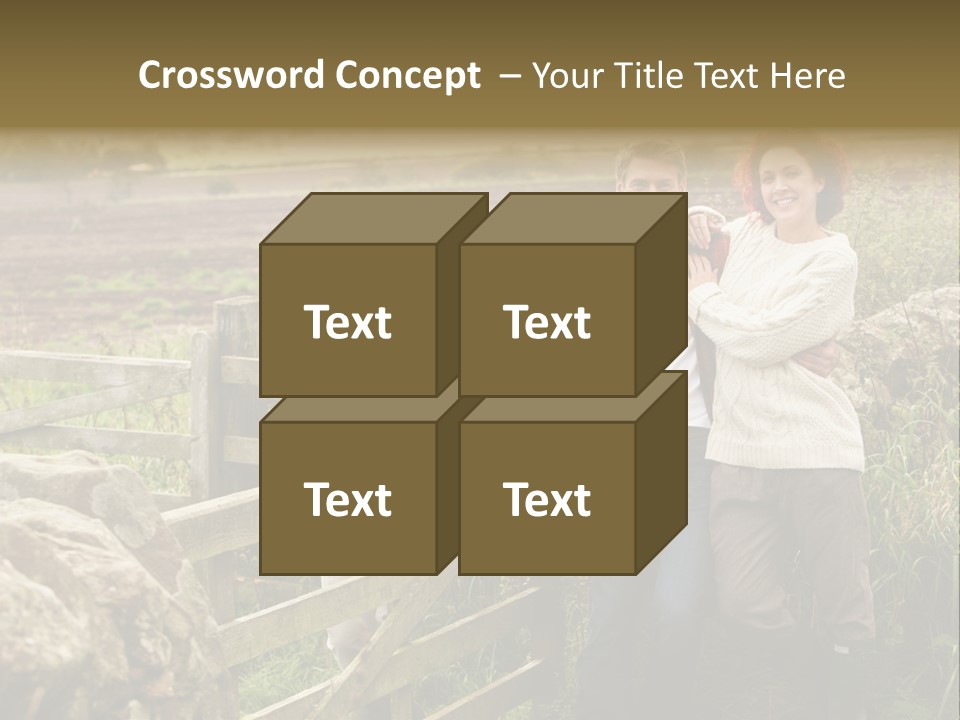 Happy Healthy Stroll PowerPoint Template