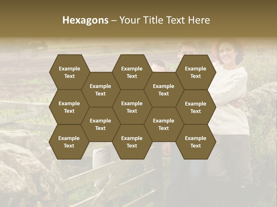 Happy Healthy Stroll PowerPoint Template