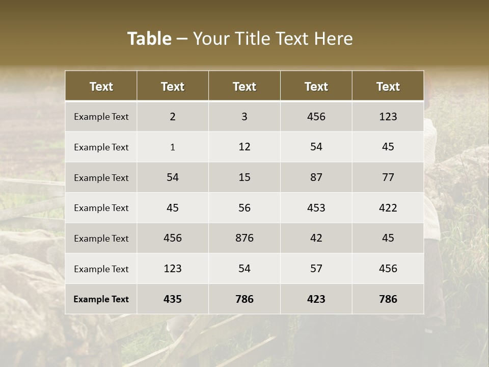 Happy Healthy Stroll PowerPoint Template