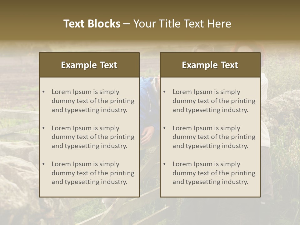 Happy Healthy Stroll PowerPoint Template