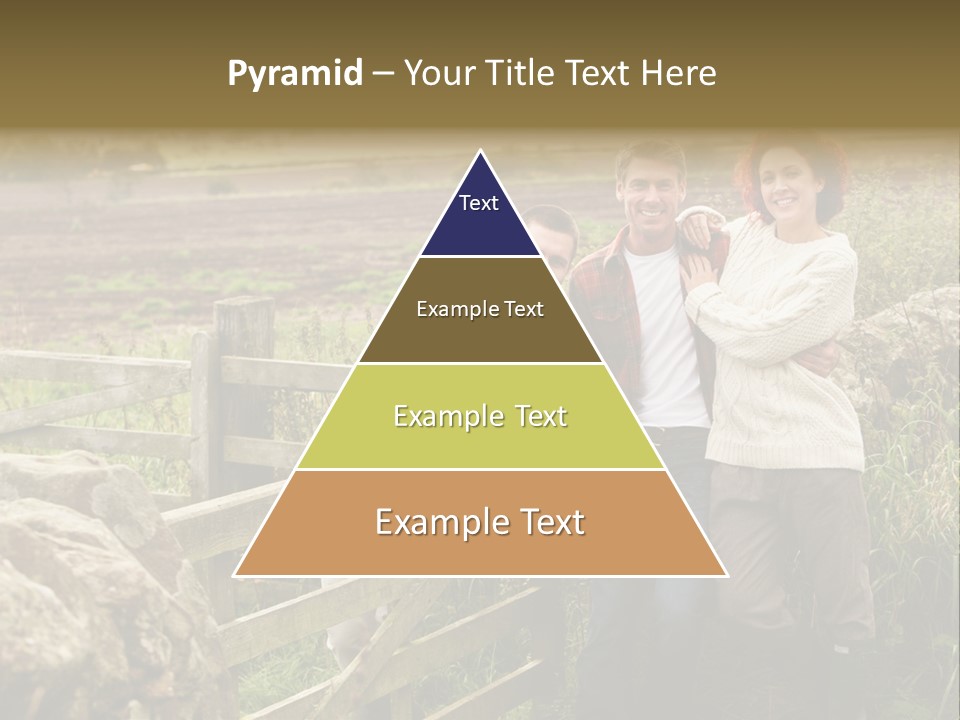 Happy Healthy Stroll PowerPoint Template