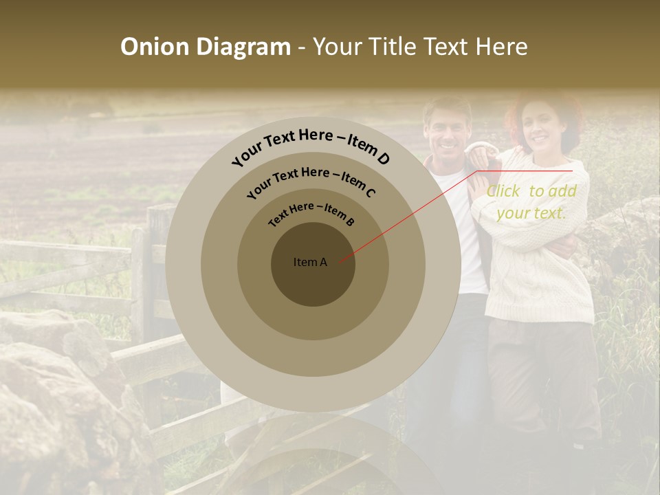 Happy Healthy Stroll PowerPoint Template