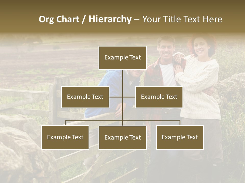 Happy Healthy Stroll PowerPoint Template