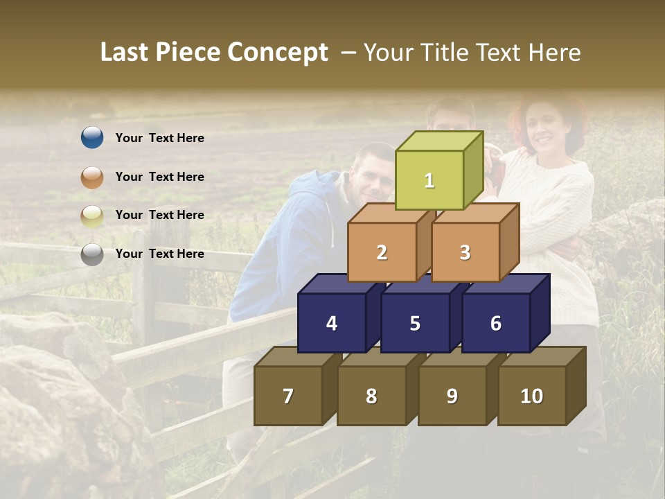 Happy Healthy Stroll PowerPoint Template