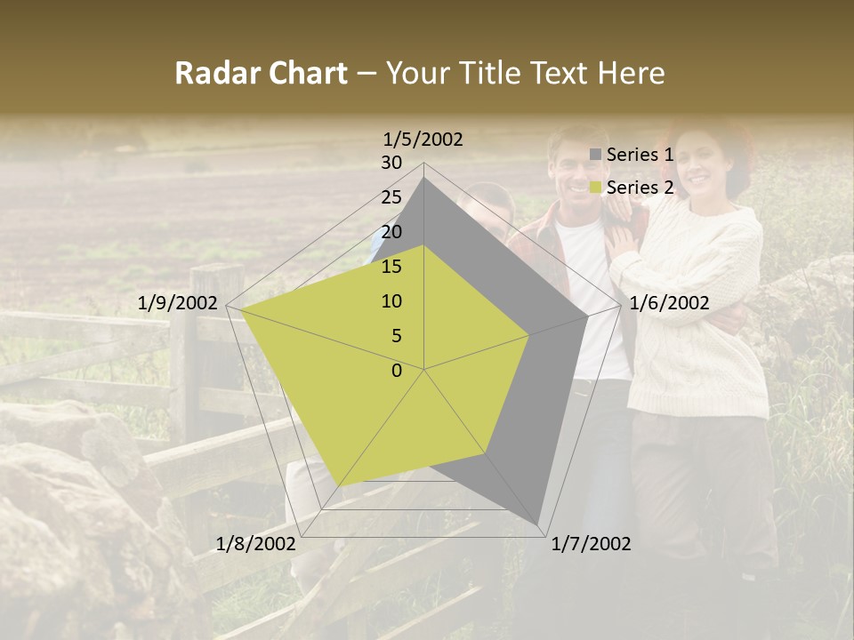 Happy Healthy Stroll PowerPoint Template