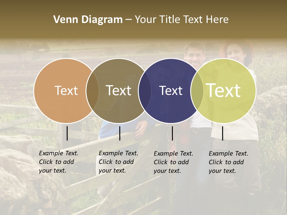 Happy Healthy Stroll PowerPoint Template