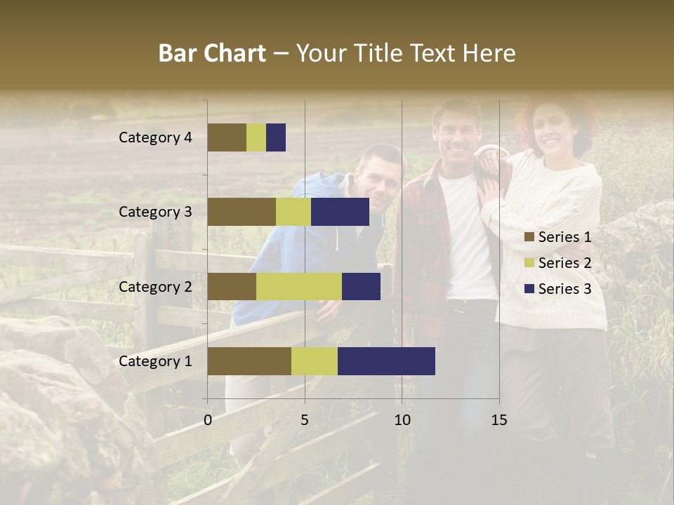 Happy Healthy Stroll PowerPoint Template
