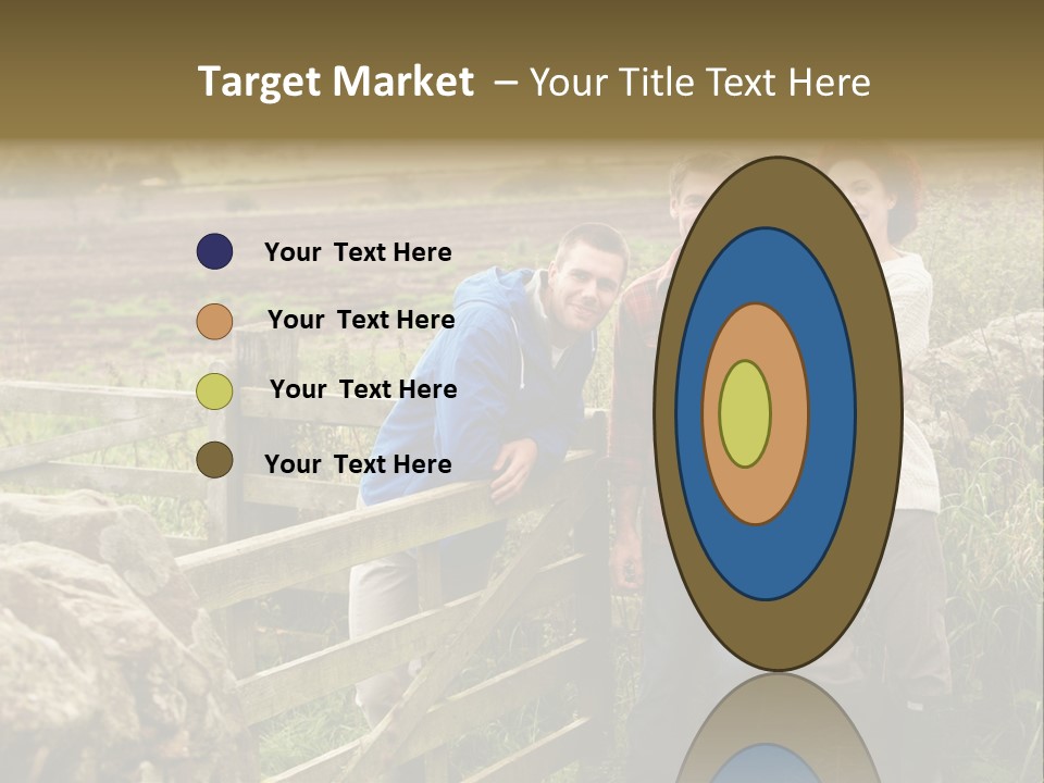 Happy Healthy Stroll PowerPoint Template