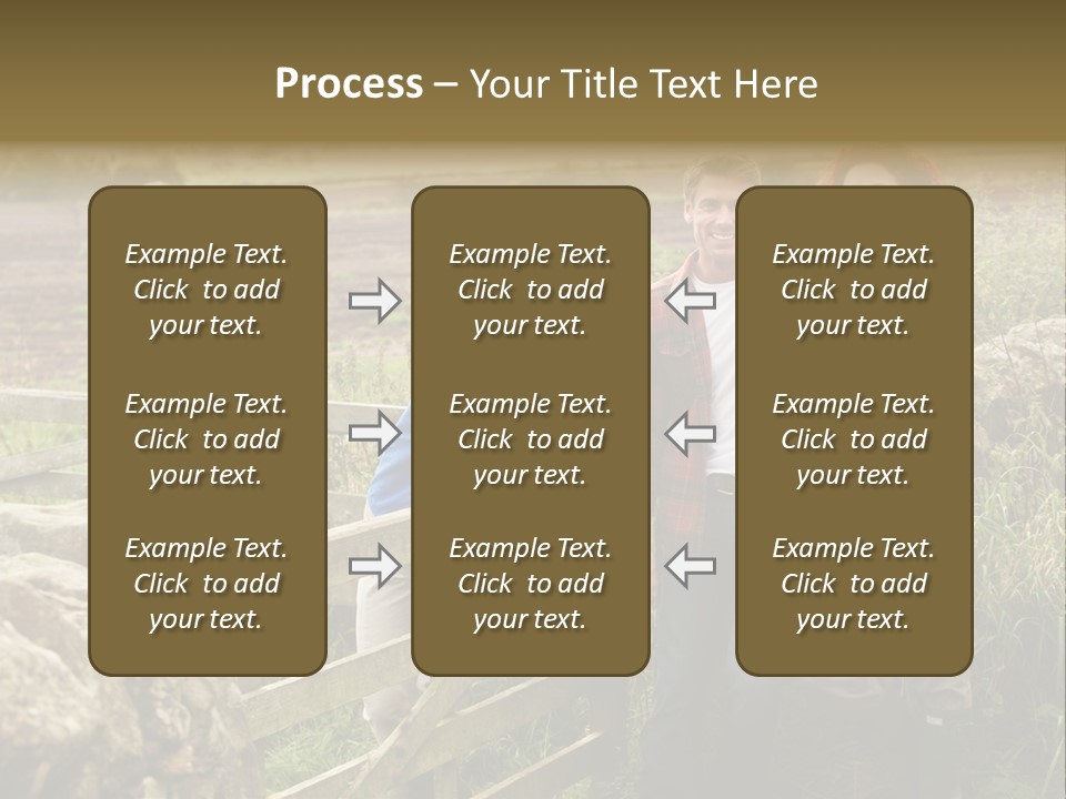 Happy Healthy Stroll PowerPoint Template