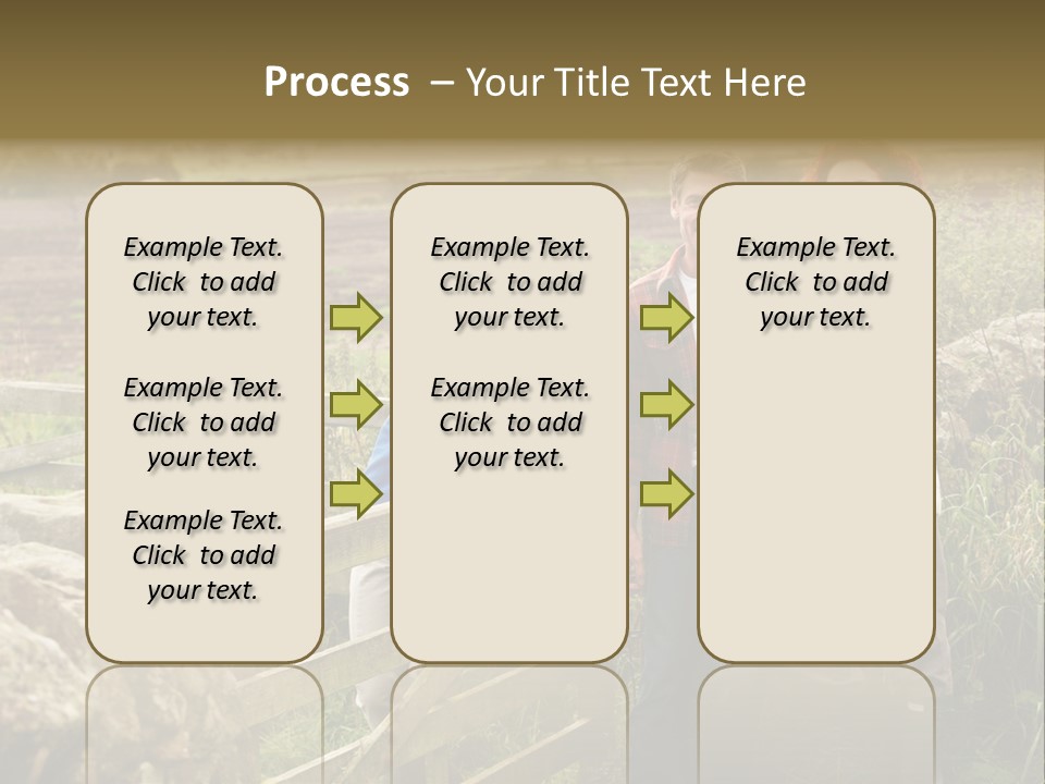 Happy Healthy Stroll PowerPoint Template