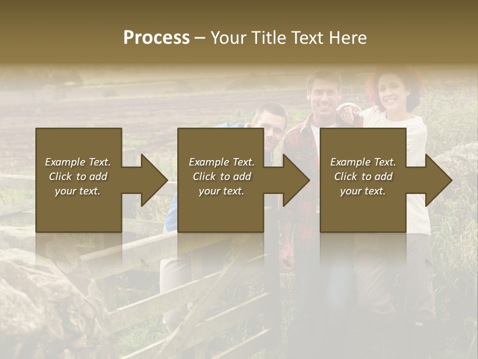 Happy Healthy Stroll PowerPoint Template