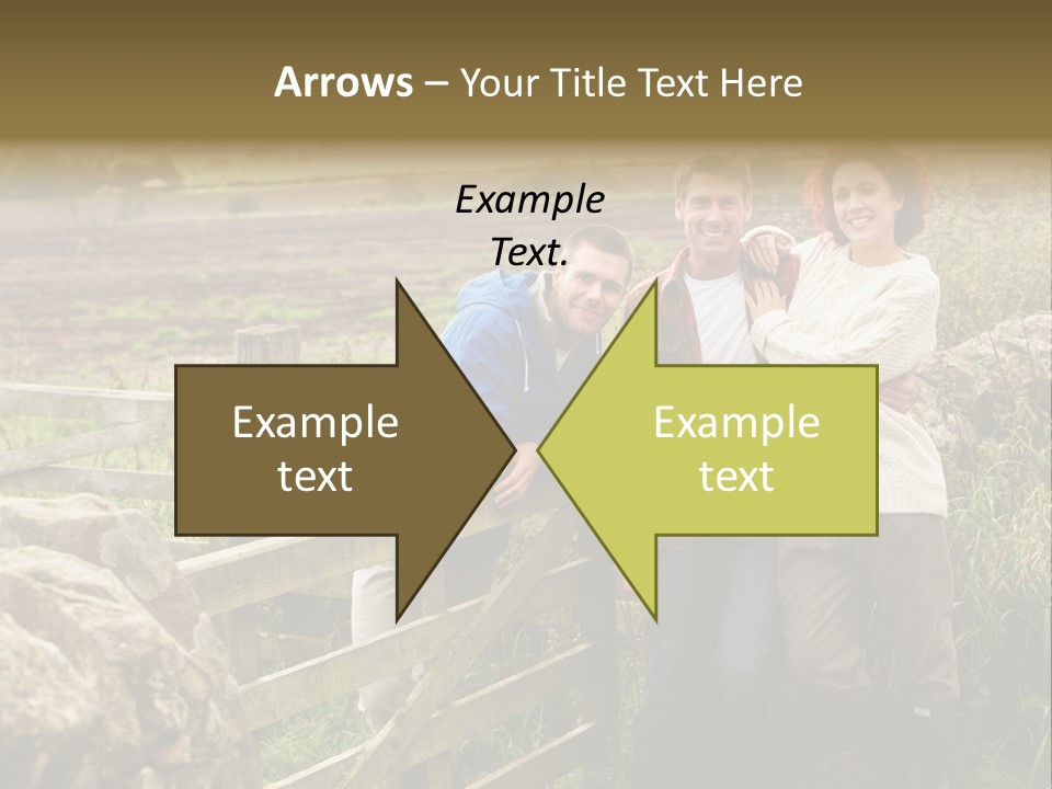 Happy Healthy Stroll PowerPoint Template