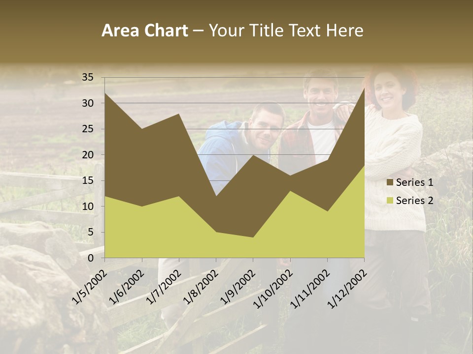 Happy Healthy Stroll PowerPoint Template