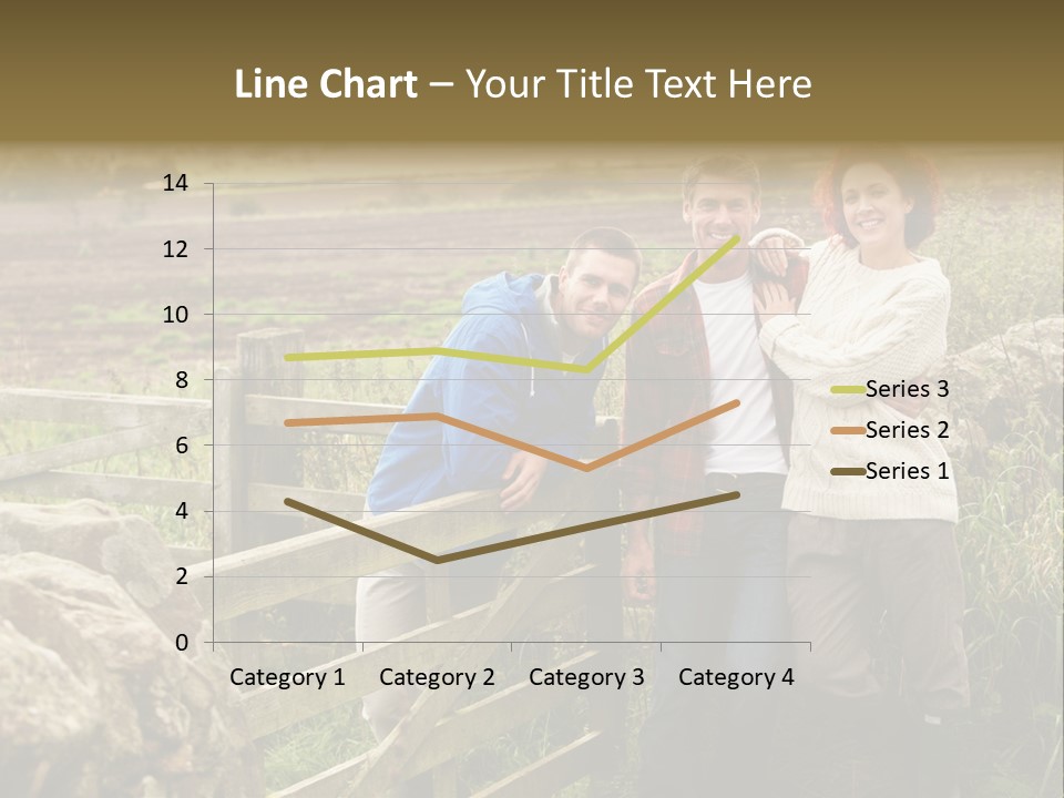 Happy Healthy Stroll PowerPoint Template