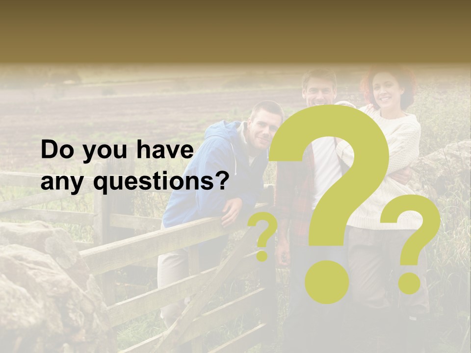 Happy Healthy Stroll PowerPoint Template