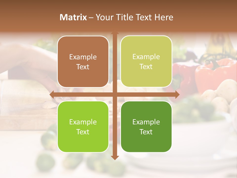 Color Vegetable Nature PowerPoint Template