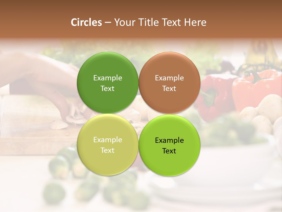 Color Vegetable Nature PowerPoint Template