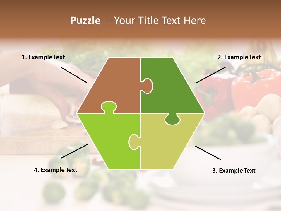 Color Vegetable Nature PowerPoint Template