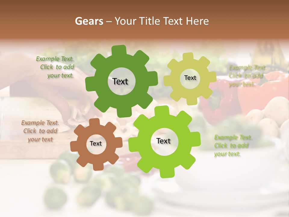 Color Vegetable Nature PowerPoint Template