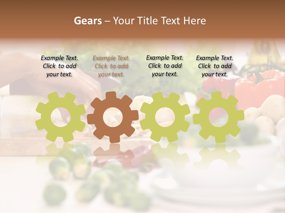 Color Vegetable Nature PowerPoint Template