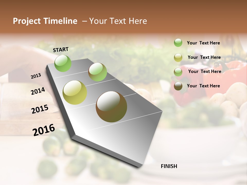 Color Vegetable Nature PowerPoint Template