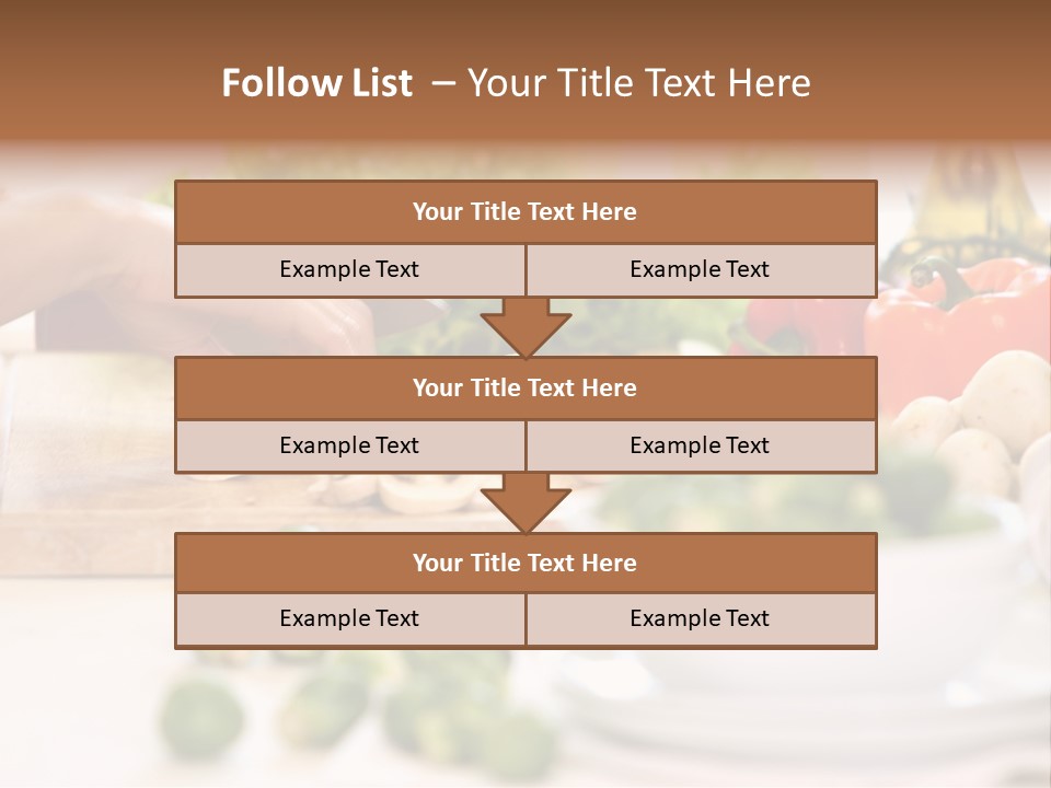 Color Vegetable Nature PowerPoint Template