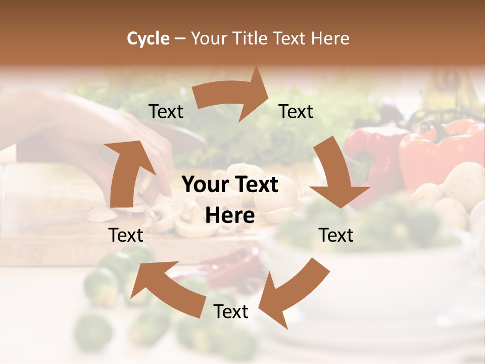 Color Vegetable Nature PowerPoint Template