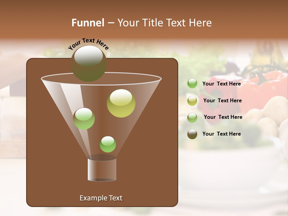 Color Vegetable Nature PowerPoint Template