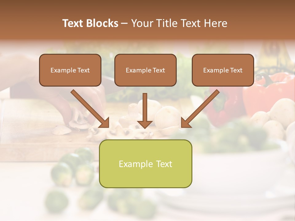 Color Vegetable Nature PowerPoint Template