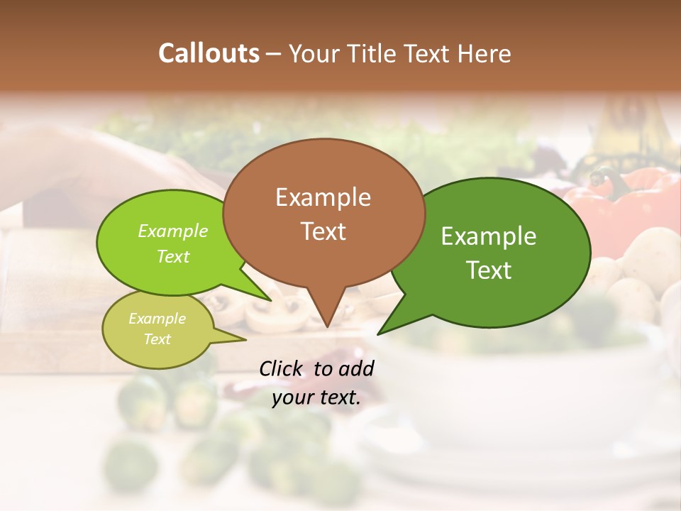 Color Vegetable Nature PowerPoint Template