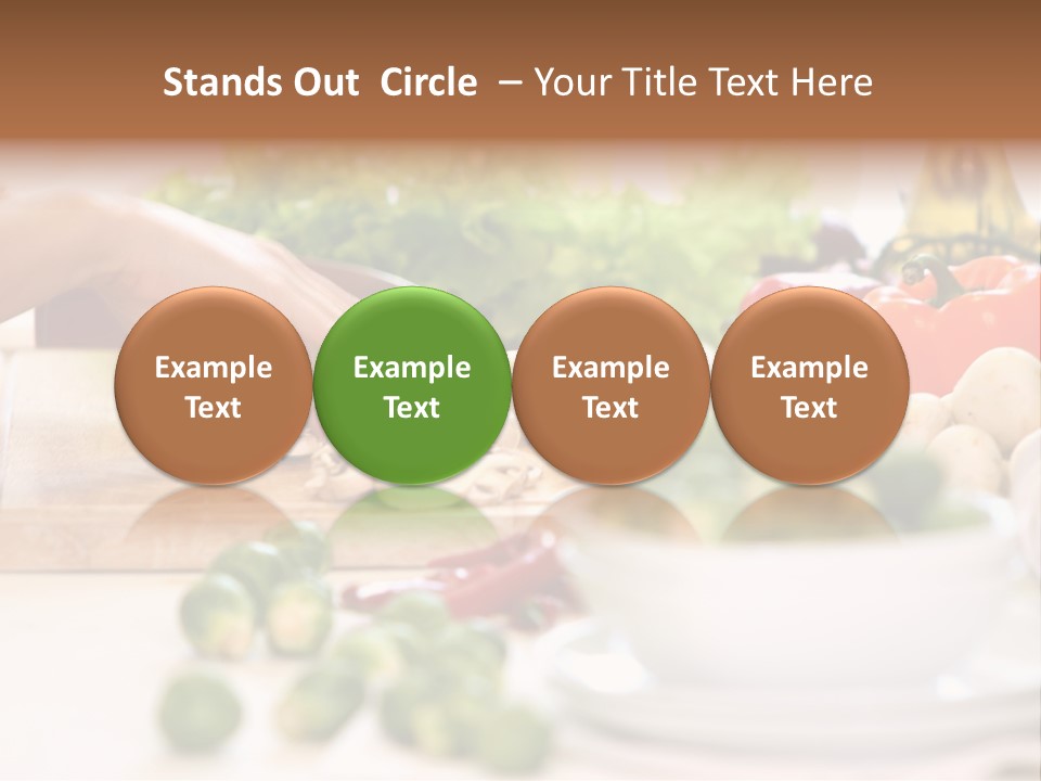 Color Vegetable Nature PowerPoint Template
