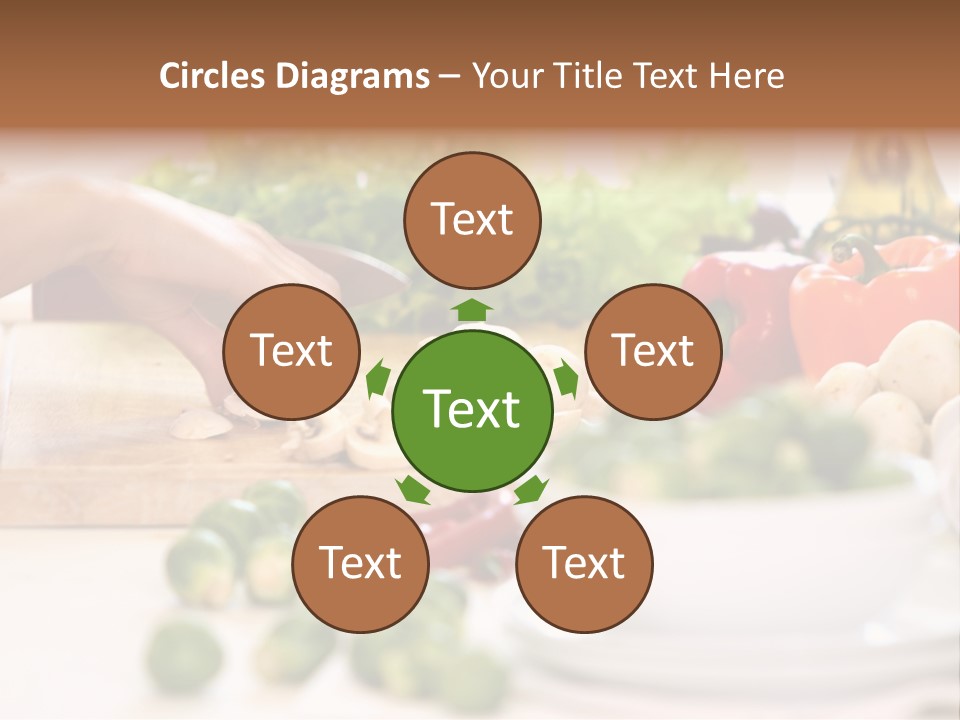 Color Vegetable Nature PowerPoint Template