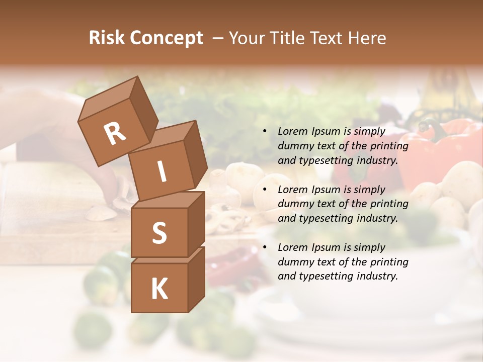 Color Vegetable Nature PowerPoint Template