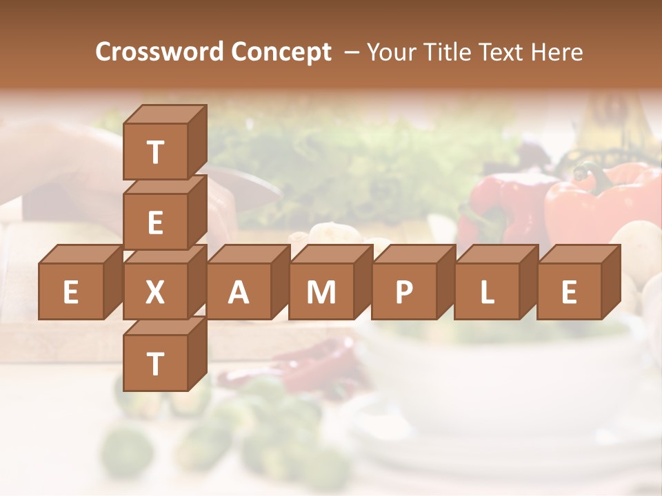 Color Vegetable Nature PowerPoint Template