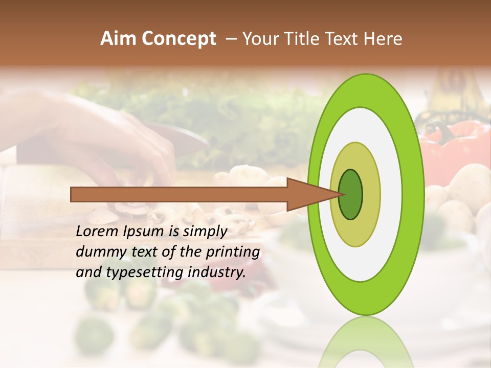 Color Vegetable Nature PowerPoint Template