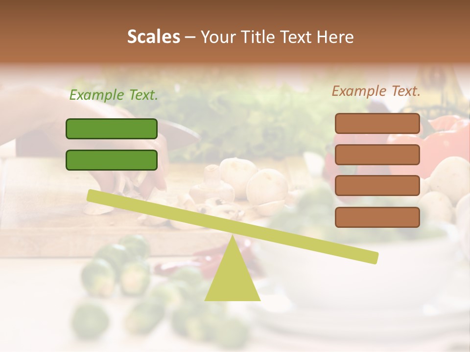Color Vegetable Nature PowerPoint Template